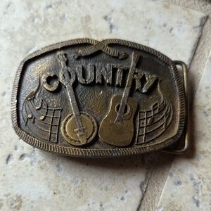 🎸Vintage Country Music Belt Buckle🎸